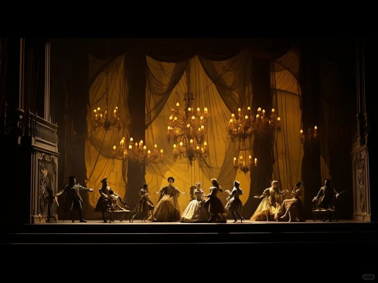 Opera stage scene